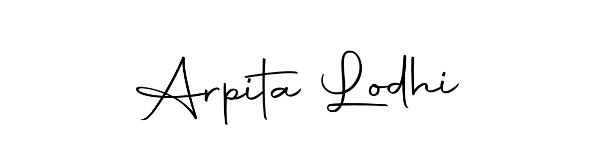 Arpita Lodhi stylish signature style. Best Handwritten Sign (Autography-DOLnW) for my name. Handwritten Signature Collection Ideas for my name Arpita Lodhi. Arpita Lodhi signature style 10 images and pictures png