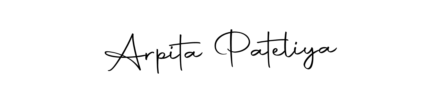 Also we have Arpita Pateliya name is the best signature style. Create professional handwritten signature collection using Autography-DOLnW autograph style. Arpita Pateliya signature style 10 images and pictures png
