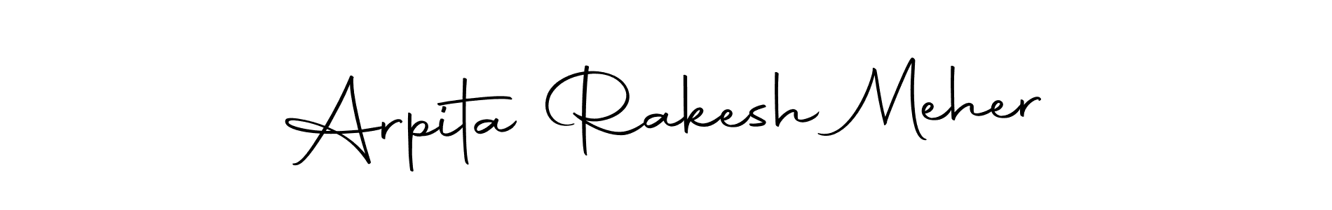 Make a beautiful signature design for name Arpita Rakesh Meher. With this signature (Autography-DOLnW) style, you can create a handwritten signature for free. Arpita Rakesh Meher signature style 10 images and pictures png