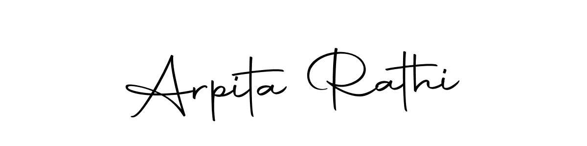 Make a beautiful signature design for name Arpita Rathi. Use this online signature maker to create a handwritten signature for free. Arpita Rathi signature style 10 images and pictures png