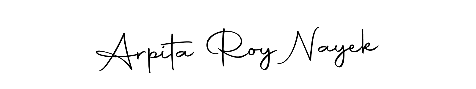 Use a signature maker to create a handwritten signature online. With this signature software, you can design (Autography-DOLnW) your own signature for name Arpita Roy Nayek. Arpita Roy Nayek signature style 10 images and pictures png