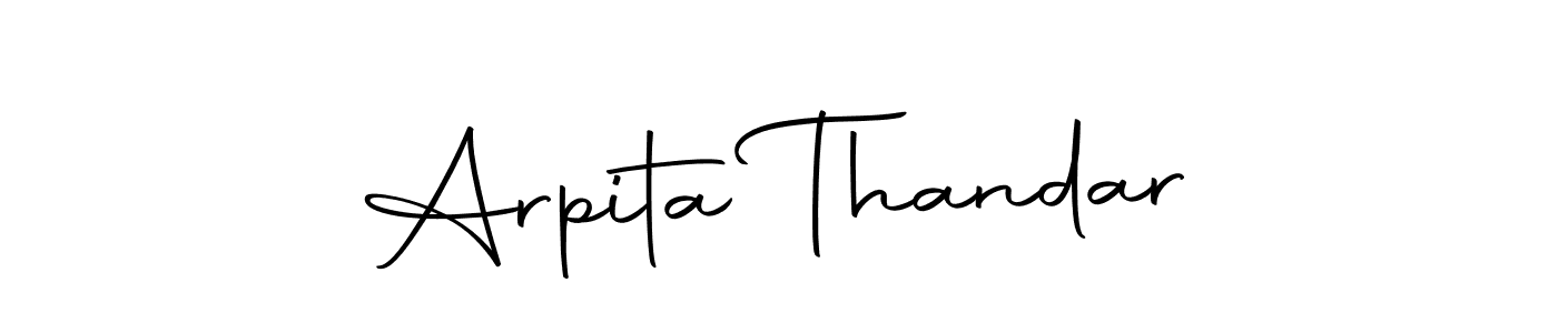 Arpita Thandar stylish signature style. Best Handwritten Sign (Autography-DOLnW) for my name. Handwritten Signature Collection Ideas for my name Arpita Thandar. Arpita Thandar signature style 10 images and pictures png