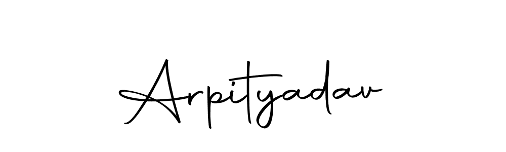 You should practise on your own different ways (Autography-DOLnW) to write your name (Arpityadav) in signature. don't let someone else do it for you. Arpityadav signature style 10 images and pictures png