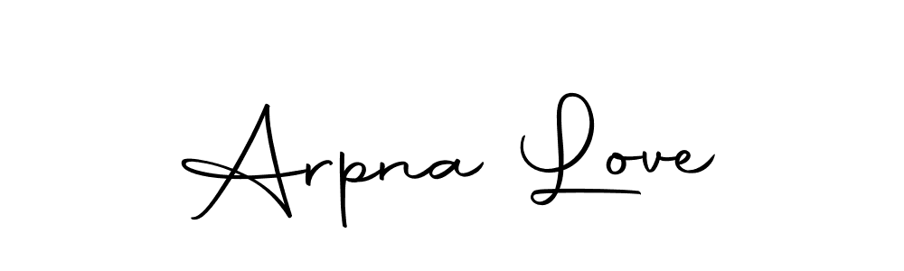 It looks lik you need a new signature style for name Arpna Love. Design unique handwritten (Autography-DOLnW) signature with our free signature maker in just a few clicks. Arpna Love signature style 10 images and pictures png