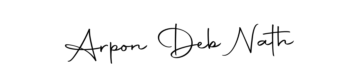 Once you've used our free online signature maker to create your best signature Autography-DOLnW style, it's time to enjoy all of the benefits that Arpon Deb Nath name signing documents. Arpon Deb Nath signature style 10 images and pictures png