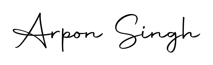 A dynamic signature style for Arpon Singh using Autography-DOLnW script. Designed to look authentic, handwritten, and professional. Arpon Singh signature style 10 images and pictures png