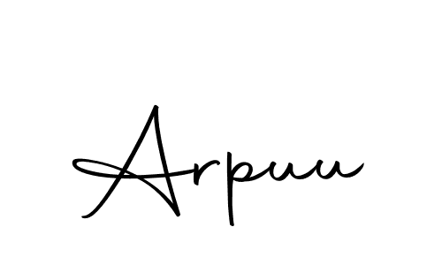 Create a beautiful signature design for name Arpuu. With this signature (Autography-DOLnW) fonts, you can make a handwritten signature for free. Arpuu signature style 10 images and pictures png