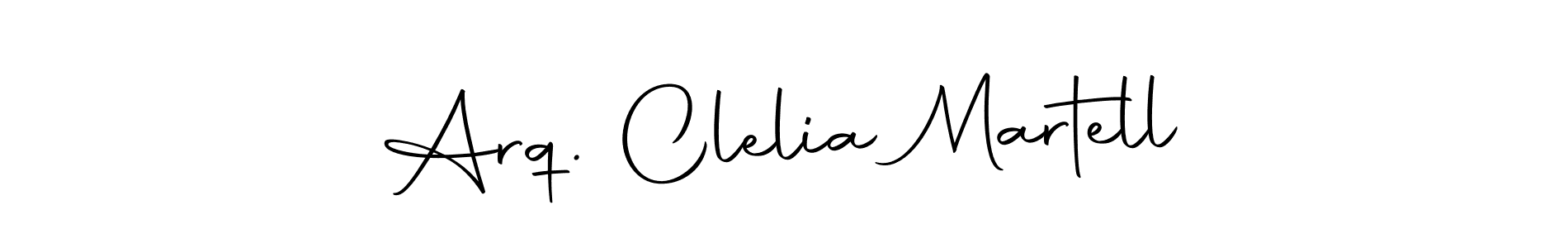 Use a signature maker to create a handwritten signature online. With this signature software, you can design (Autography-DOLnW) your own signature for name Arq. Clelia Martell. Arq. Clelia Martell signature style 10 images and pictures png