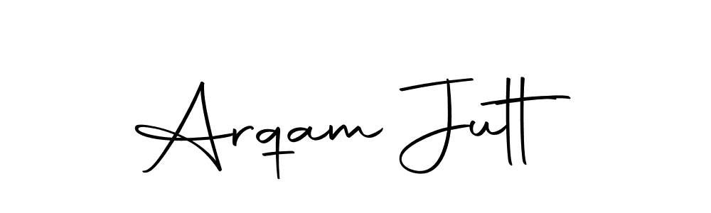 Similarly Autography-DOLnW is the best handwritten signature design. Signature creator online .You can use it as an online autograph creator for name Arqam Jutt. Arqam Jutt signature style 10 images and pictures png