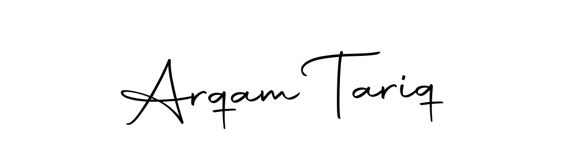 The best way (Autography-DOLnW) to make a short signature is to pick only two or three words in your name. The name Arqam Tariq include a total of six letters. For converting this name. Arqam Tariq signature style 10 images and pictures png