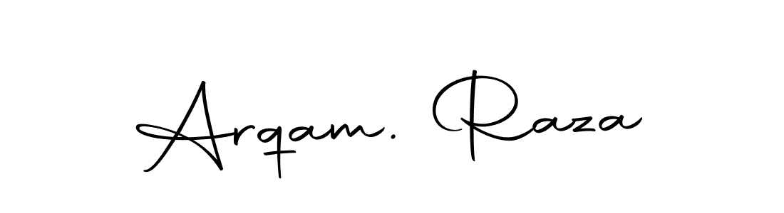 How to make Arqam. Raza name signature. Use Autography-DOLnW style for creating short signs online. This is the latest handwritten sign. Arqam. Raza signature style 10 images and pictures png