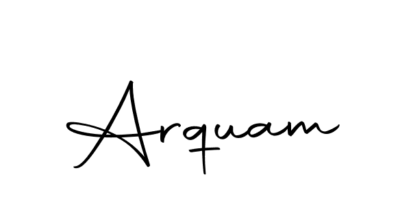 How to make Arquam name signature. Use Autography-DOLnW style for creating short signs online. This is the latest handwritten sign. Arquam signature style 10 images and pictures png