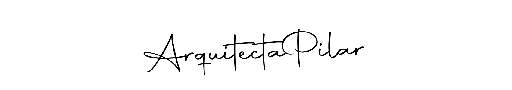 Design your own signature with our free online signature maker. With this signature software, you can create a handwritten (Autography-DOLnW) signature for name Arquitecta  Pilar. Arquitecta  Pilar signature style 10 images and pictures png