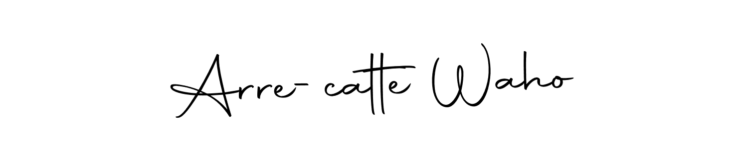 Check out images of Autograph of Arre-catte Waho name. Actor Arre-catte Waho Signature Style. Autography-DOLnW is a professional sign style online. Arre-catte Waho signature style 10 images and pictures png