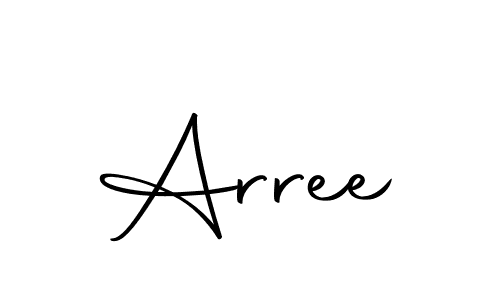 Design your own signature with our free online signature maker. With this signature software, you can create a handwritten (Autography-DOLnW) signature for name Arree. Arree signature style 10 images and pictures png