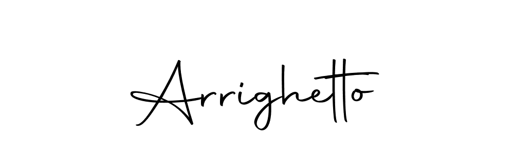 Create a beautiful signature design for name Arrighetto. With this signature (Autography-DOLnW) fonts, you can make a handwritten signature for free. Arrighetto signature style 10 images and pictures png
