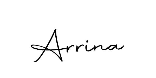 You should practise on your own different ways (Autography-DOLnW) to write your name (Arrina) in signature. don't let someone else do it for you. Arrina signature style 10 images and pictures png