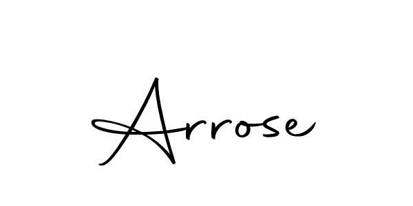 Design your own signature with our free online signature maker. With this signature software, you can create a handwritten (Autography-DOLnW) signature for name Arrose. Arrose signature style 10 images and pictures png