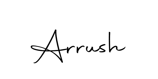 How to make Arrush name signature. Use Autography-DOLnW style for creating short signs online. This is the latest handwritten sign. Arrush signature style 10 images and pictures png