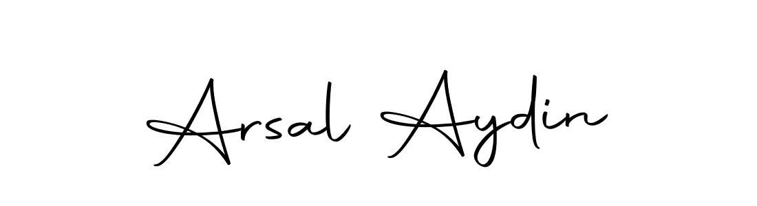 Similarly Autography-DOLnW is the best handwritten signature design. Signature creator online .You can use it as an online autograph creator for name Arsal Aydin. Arsal Aydin signature style 10 images and pictures png