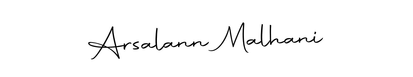 Make a beautiful signature design for name Arsalann Malhani. Use this online signature maker to create a handwritten signature for free. Arsalann Malhani signature style 10 images and pictures png