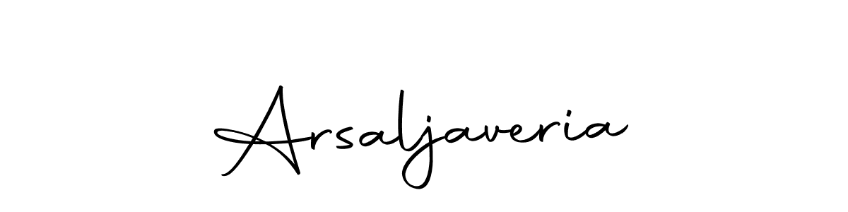 Create a beautiful signature design for name Arsaljaveria. With this signature (Autography-DOLnW) fonts, you can make a handwritten signature for free. Arsaljaveria signature style 10 images and pictures png