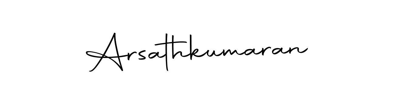 Make a beautiful signature design for name Arsathkumaran. Use this online signature maker to create a handwritten signature for free. Arsathkumaran signature style 10 images and pictures png
