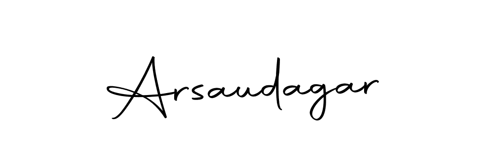 How to make Arsaudagar name signature. Use Autography-DOLnW style for creating short signs online. This is the latest handwritten sign. Arsaudagar signature style 10 images and pictures png