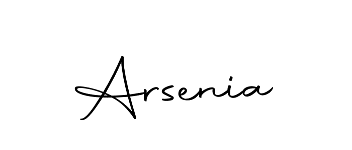 The best way (Autography-DOLnW) to make a short signature is to pick only two or three words in your name. The name Arsenia include a total of six letters. For converting this name. Arsenia signature style 10 images and pictures png