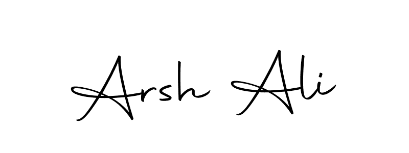 How to make Arsh Ali signature? Autography-DOLnW is a professional autograph style. Create handwritten signature for Arsh Ali name. Arsh Ali signature style 10 images and pictures png