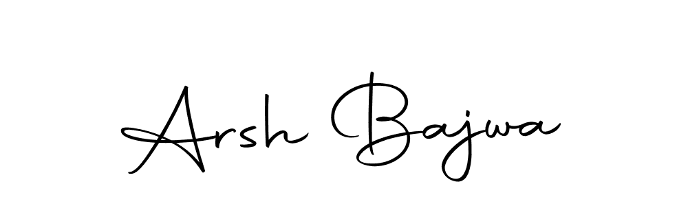 How to make Arsh Bajwa signature? Autography-DOLnW is a professional autograph style. Create handwritten signature for Arsh Bajwa name. Arsh Bajwa signature style 10 images and pictures png