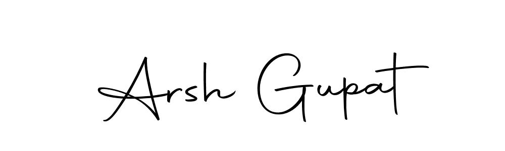 Make a beautiful signature design for name Arsh Gupat. Use this online signature maker to create a handwritten signature for free. Arsh Gupat signature style 10 images and pictures png