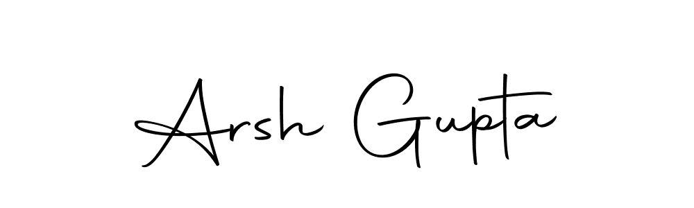 It looks lik you need a new signature style for name Arsh Gupta. Design unique handwritten (Autography-DOLnW) signature with our free signature maker in just a few clicks. Arsh Gupta signature style 10 images and pictures png
