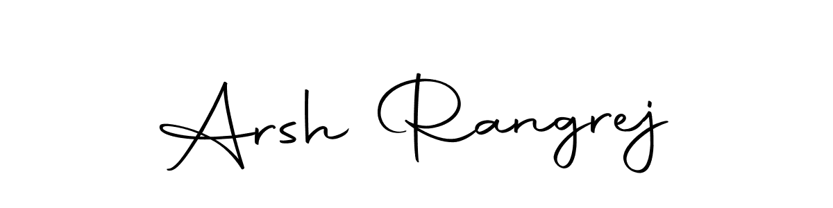 It looks lik you need a new signature style for name Arsh Rangrej. Design unique handwritten (Autography-DOLnW) signature with our free signature maker in just a few clicks. Arsh Rangrej signature style 10 images and pictures png