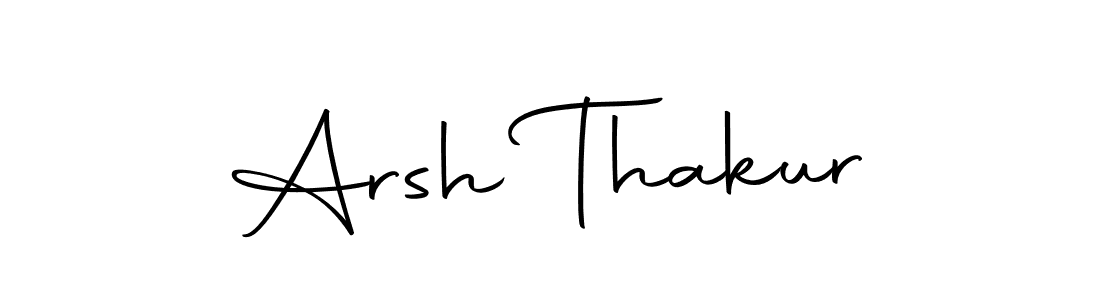 Make a beautiful signature design for name Arsh Thakur. With this signature (Autography-DOLnW) style, you can create a handwritten signature for free. Arsh Thakur signature style 10 images and pictures png