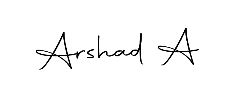 Once you've used our free online signature maker to create your best signature Autography-DOLnW style, it's time to enjoy all of the benefits that Arshad A name signing documents. Arshad A signature style 10 images and pictures png