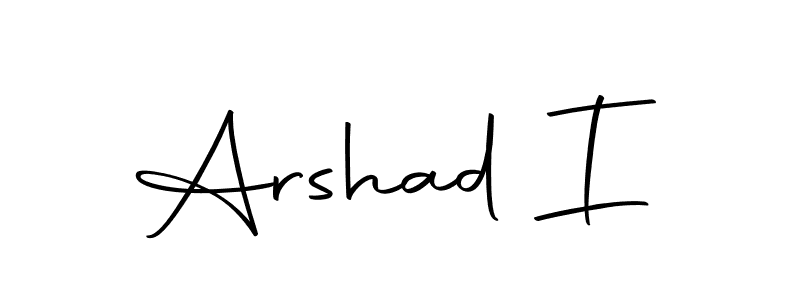 Design your own signature with our free online signature maker. With this signature software, you can create a handwritten (Autography-DOLnW) signature for name Arshad I. Arshad I signature style 10 images and pictures png