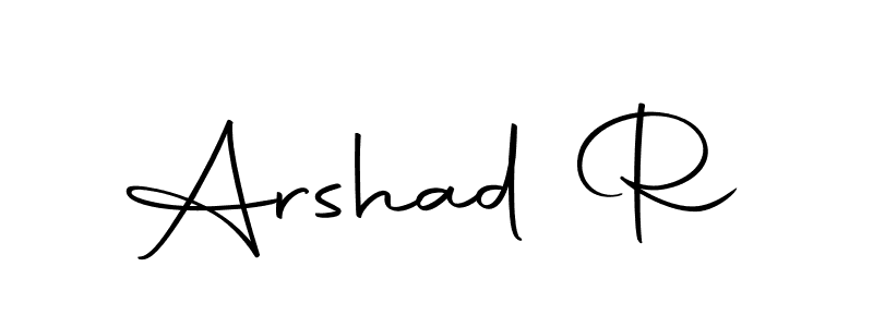 Design your own signature with our free online signature maker. With this signature software, you can create a handwritten (Autography-DOLnW) signature for name Arshad R. Arshad R signature style 10 images and pictures png