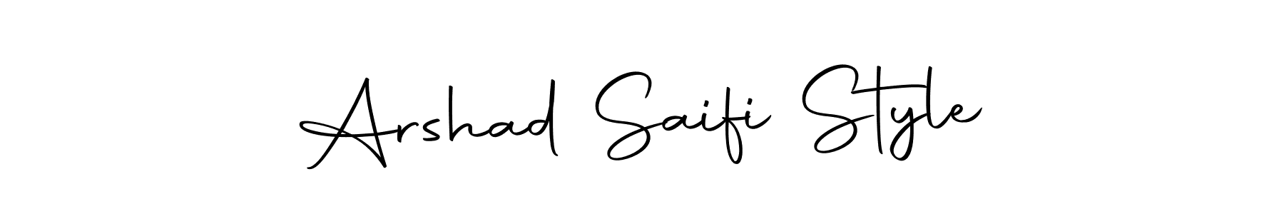 How to make Arshad Saifi Style signature? Autography-DOLnW is a professional autograph style. Create handwritten signature for Arshad Saifi Style name. Arshad Saifi Style signature style 10 images and pictures png