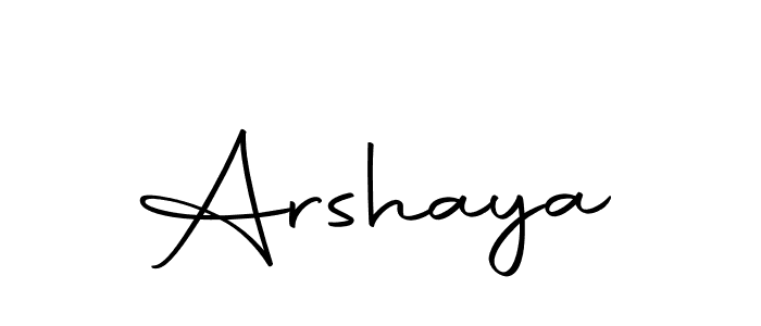 The best way (Autography-DOLnW) to make a short signature is to pick only two or three words in your name. The name Arshaya include a total of six letters. For converting this name. Arshaya signature style 10 images and pictures png