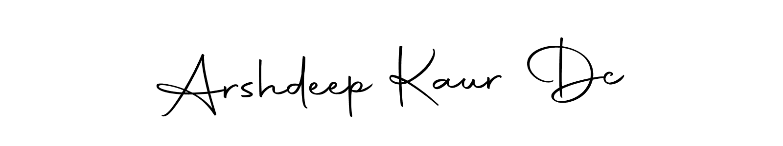 Here are the top 10 professional signature styles for the name Arshdeep Kaur Dc. These are the best autograph styles you can use for your name. Arshdeep Kaur Dc signature style 10 images and pictures png