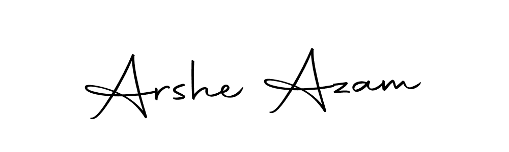 Arshe Azam stylish signature style. Best Handwritten Sign (Autography-DOLnW) for my name. Handwritten Signature Collection Ideas for my name Arshe Azam. Arshe Azam signature style 10 images and pictures png