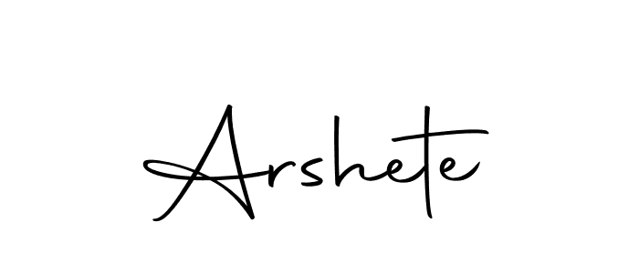 It looks lik you need a new signature style for name Arshete. Design unique handwritten (Autography-DOLnW) signature with our free signature maker in just a few clicks. Arshete signature style 10 images and pictures png