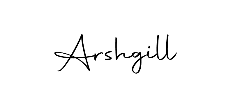 You should practise on your own different ways (Autography-DOLnW) to write your name (Arshgill) in signature. don't let someone else do it for you. Arshgill signature style 10 images and pictures png