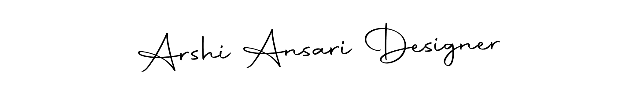 Also we have Arshi Ansari Designer name is the best signature style. Create professional handwritten signature collection using Autography-DOLnW autograph style. Arshi Ansari Designer signature style 10 images and pictures png