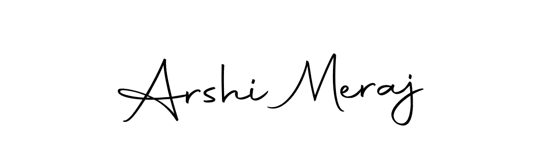 It looks lik you need a new signature style for name Arshi Meraj. Design unique handwritten (Autography-DOLnW) signature with our free signature maker in just a few clicks. Arshi Meraj signature style 10 images and pictures png