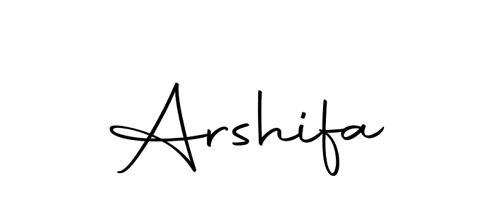 Similarly Autography-DOLnW is the best handwritten signature design. Signature creator online .You can use it as an online autograph creator for name Arshifa. Arshifa signature style 10 images and pictures png