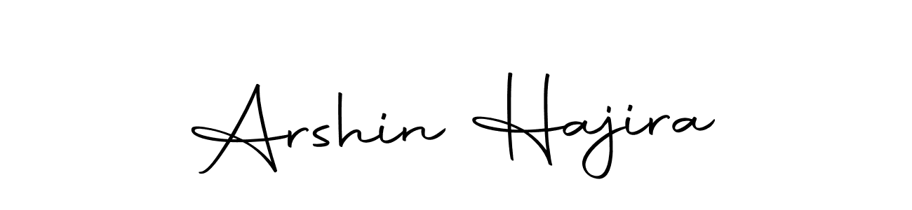 Make a beautiful signature design for name Arshin Hajira. With this signature (Autography-DOLnW) style, you can create a handwritten signature for free. Arshin Hajira signature style 10 images and pictures png