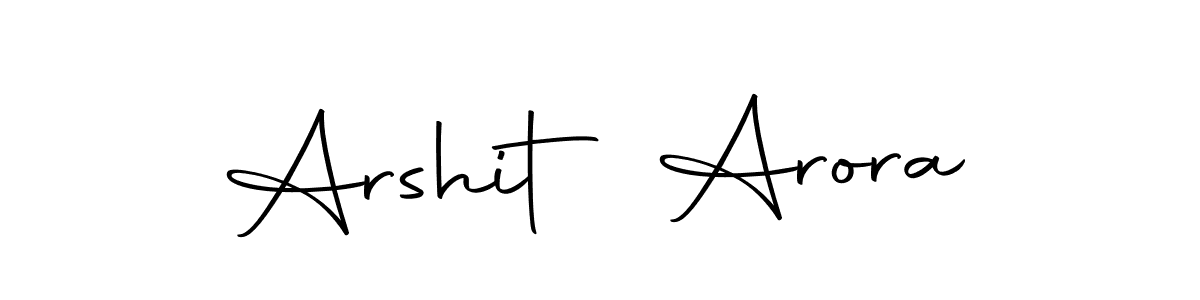 How to make Arshit Arora signature? Autography-DOLnW is a professional autograph style. Create handwritten signature for Arshit Arora name. Arshit Arora signature style 10 images and pictures png