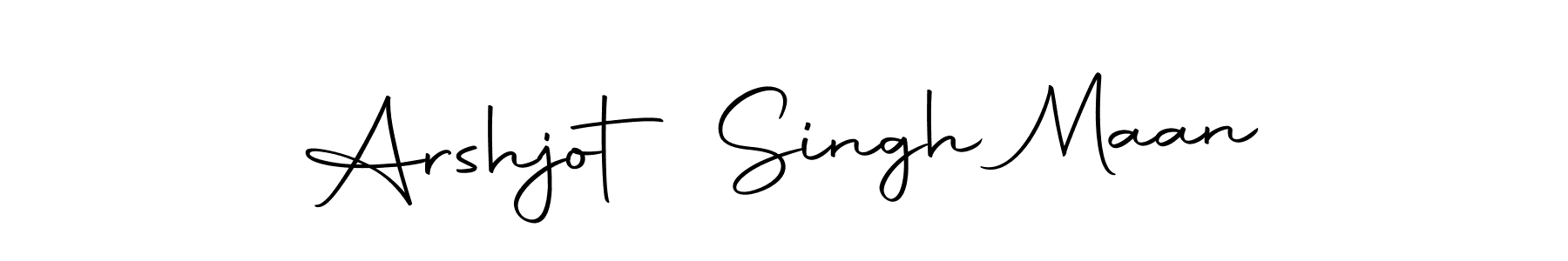 Design your own signature with our free online signature maker. With this signature software, you can create a handwritten (Autography-DOLnW) signature for name Arshjot Singh Maan. Arshjot Singh Maan signature style 10 images and pictures png